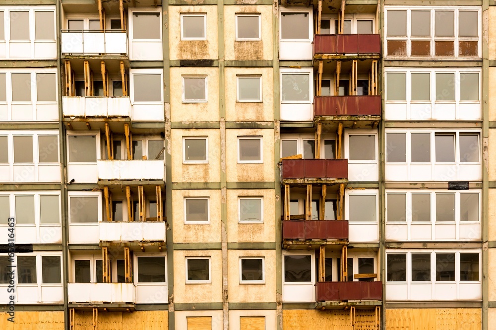 Fassade vor dem Abriß Fassade vor dem Abriß