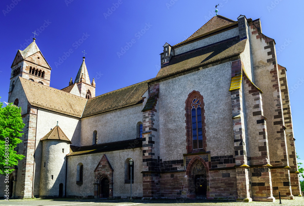 Fototapeta premium Old medieval church in Alsace