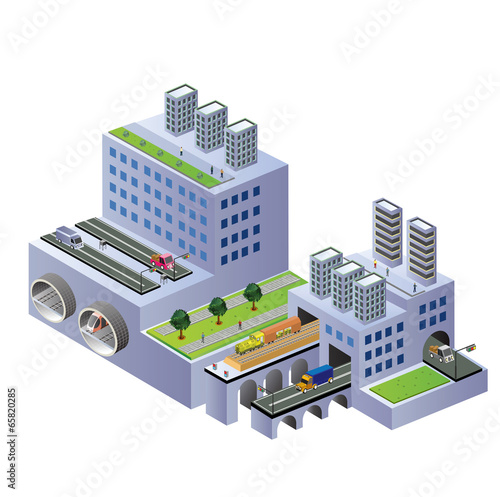 Isometric buildings