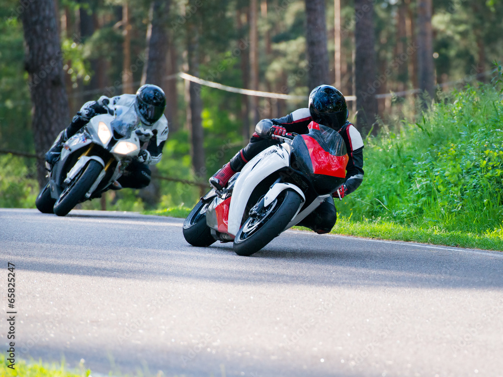 Motorbike racing