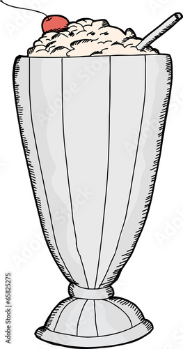 Isolated Milkshake