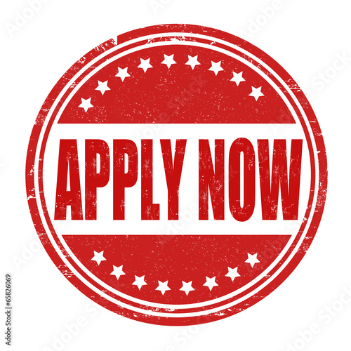 Apply now stamp