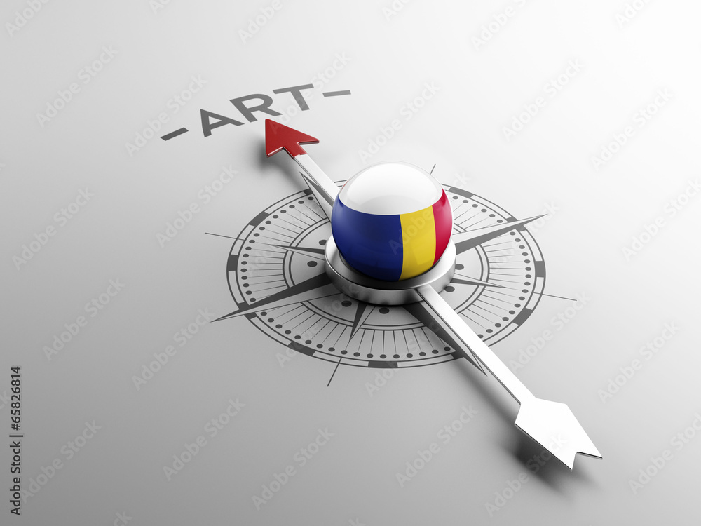 Fototapeta premium Romania Art Concept