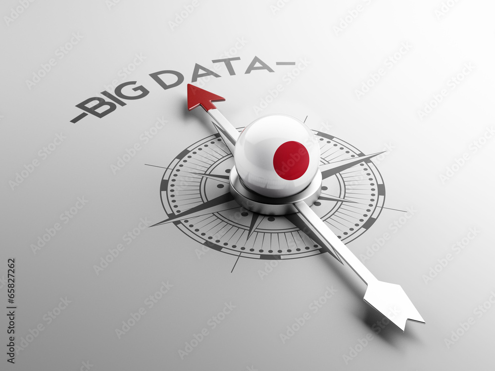 Fototapeta premium Japan Big Data Concept