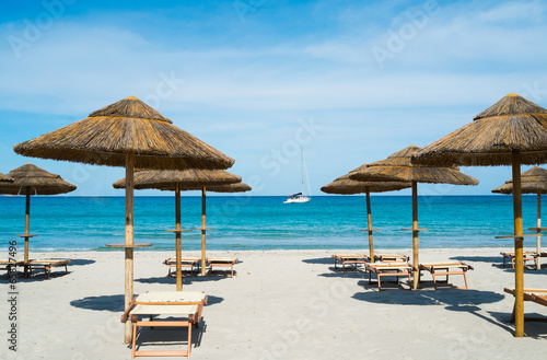 Beach umbrellas