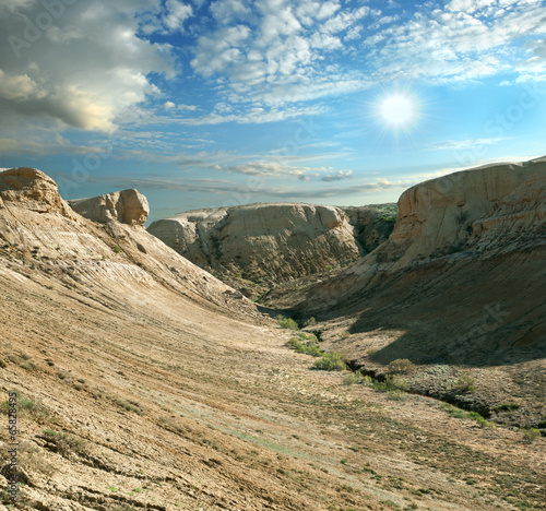 canyon on the mountains Shalkar-Nura