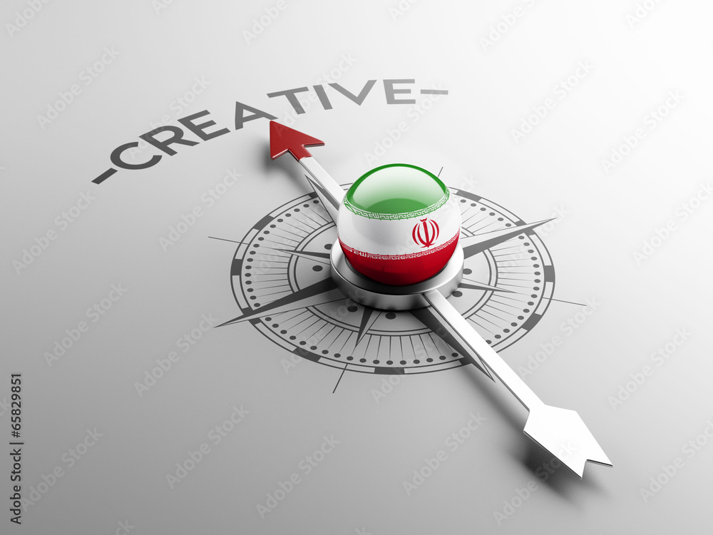 Fototapeta premium Iran Creative Concept