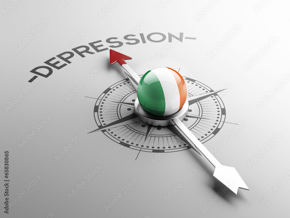 Ireland Depression Concept. Ireland Depression Concept.