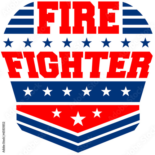 Firefighter Rang Abzeichen Wappen Logo