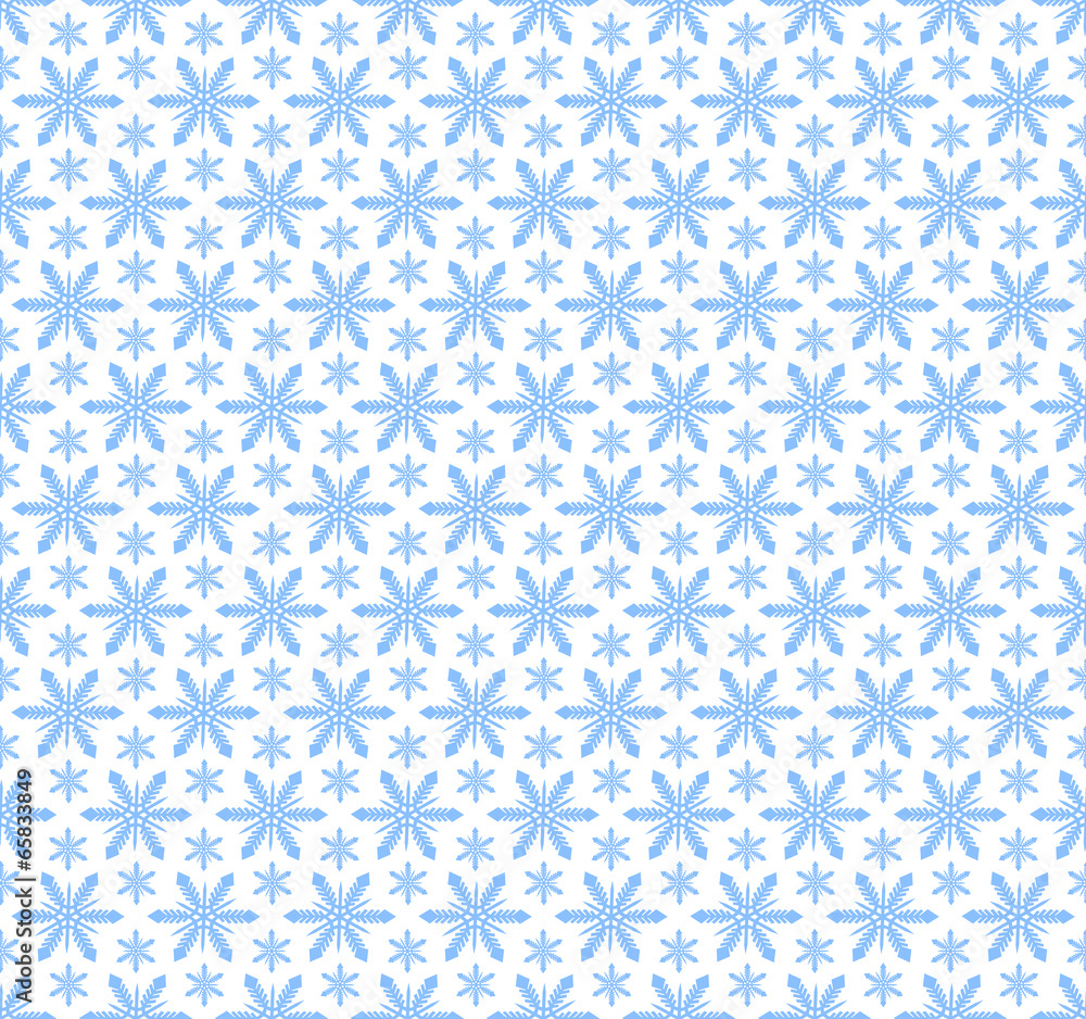Seamless snowflakes pattern Seamless snowflakes pattern
