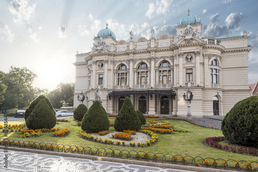 Fototapeta premium Slowacki's theater in Krakow