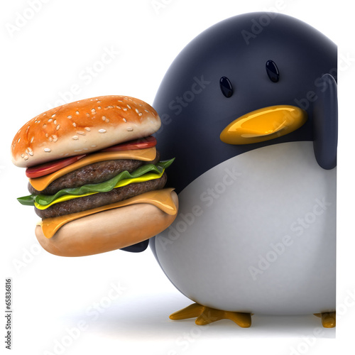 Canvas Print Penguin