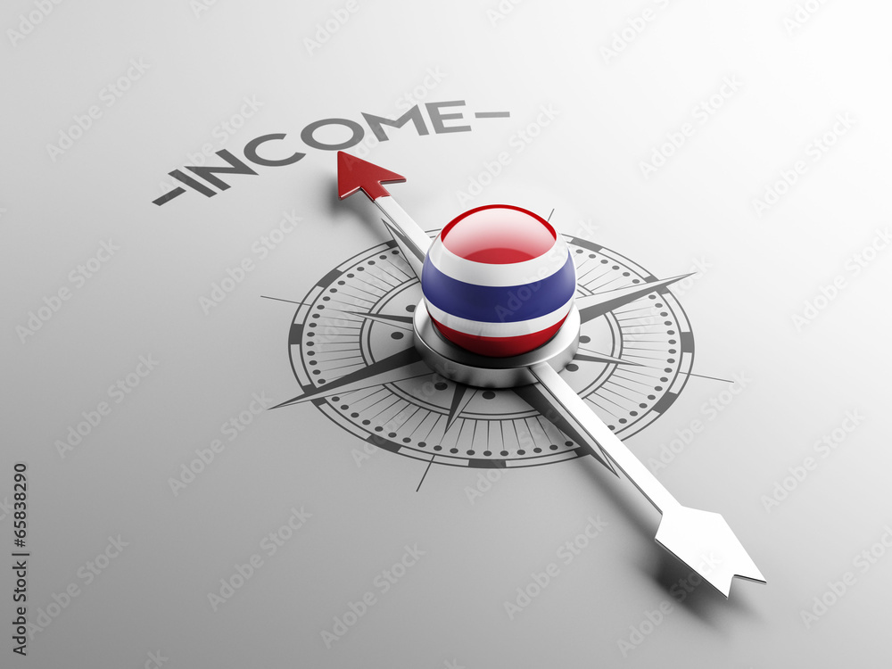 Fototapeta premium Thailand Income Concept