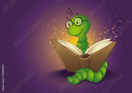 Bücherwurm und Zauberbuch