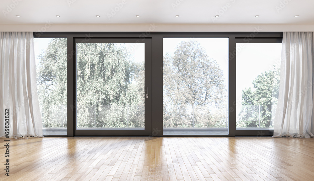 Fototapeta premium Empty Living room
