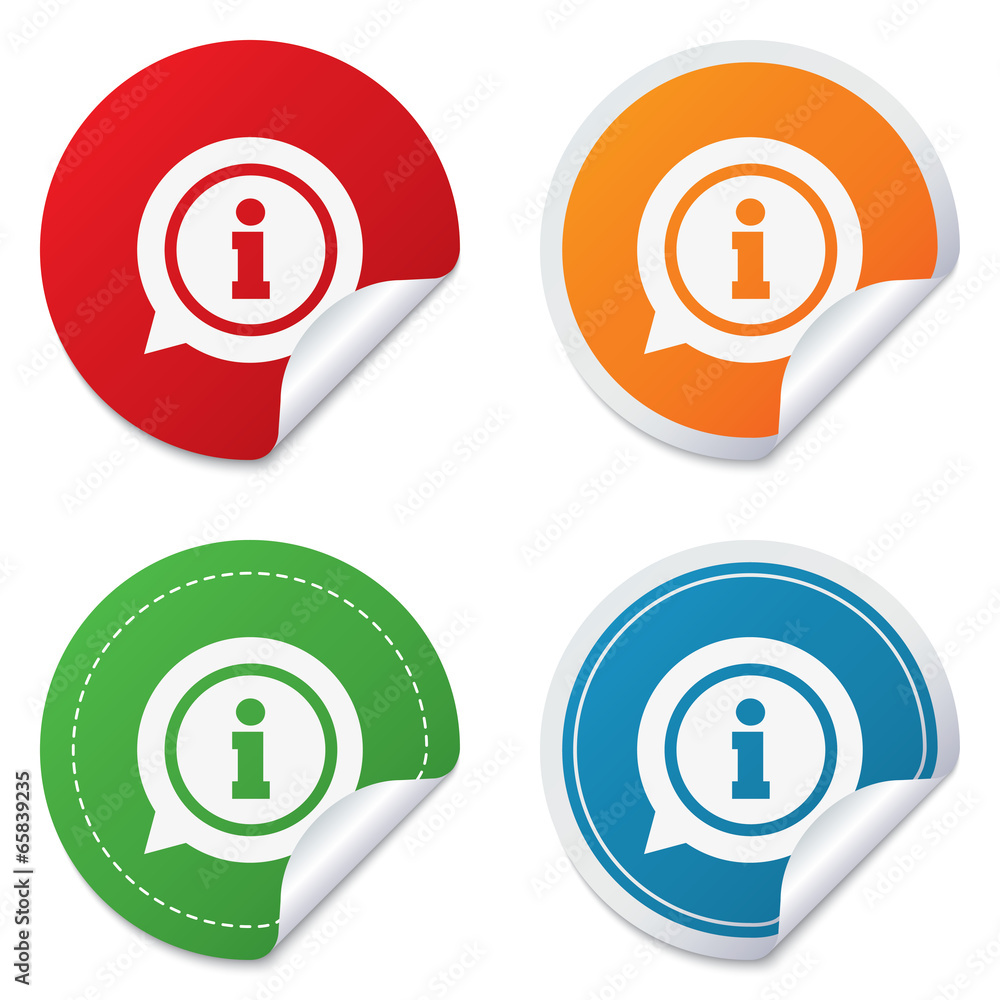 Information sign icon. Info symbol. Information sign icon. Info symbol.