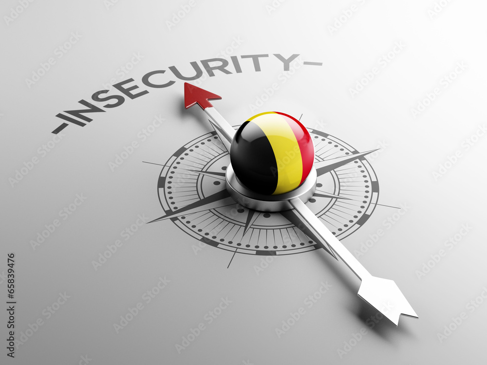 Belgium Insecurity Concept. Belgium Insecurity Concept.