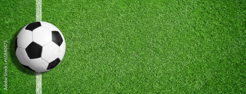 Soccer - Background / Ball / Gras © Coloures-Pic
