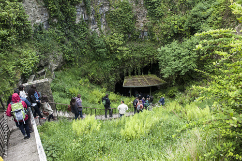 Obraz na plátně Höhleneingang von Dunmore-Kilkenny, Irland