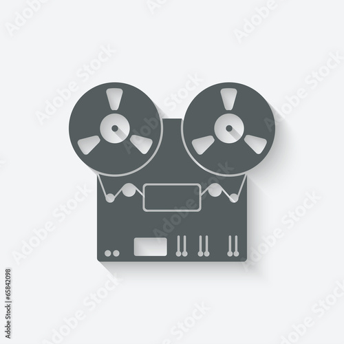 tape recorder icon