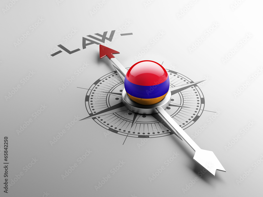 Fototapeta premium Armenia Law Concept
