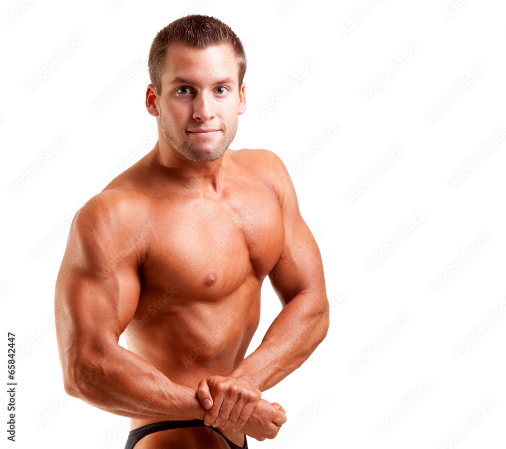 bodybuilder posing