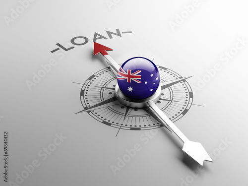 Australia Loan Concept
