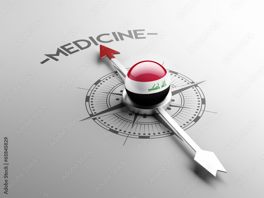 Fototapeta premium Iraq Medicine Concept