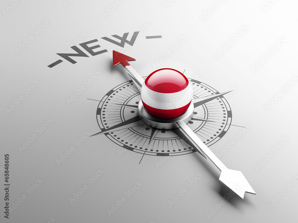 Fototapeta premium Austria New Concept