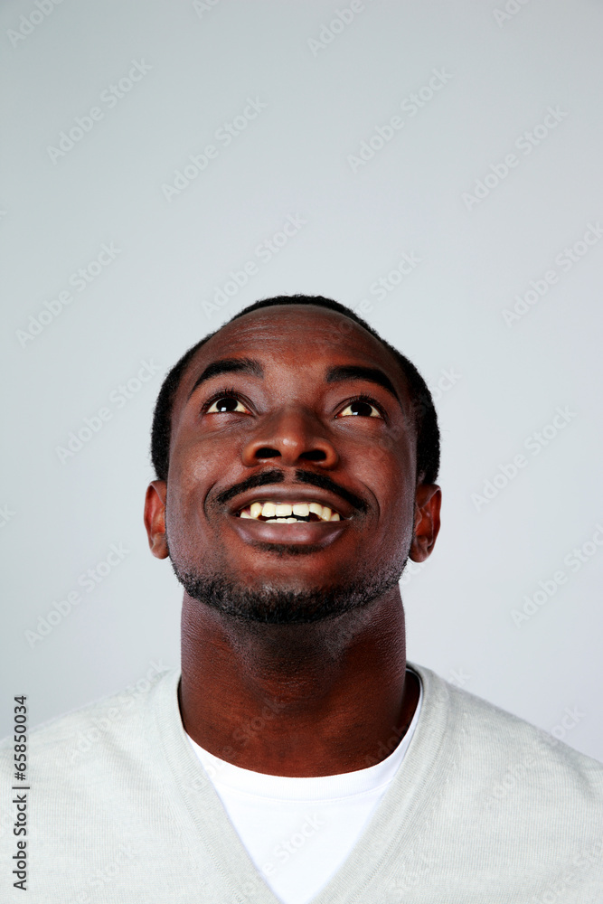 Portrait of a handsome african man isolated Portrait of a handsome african man isolated