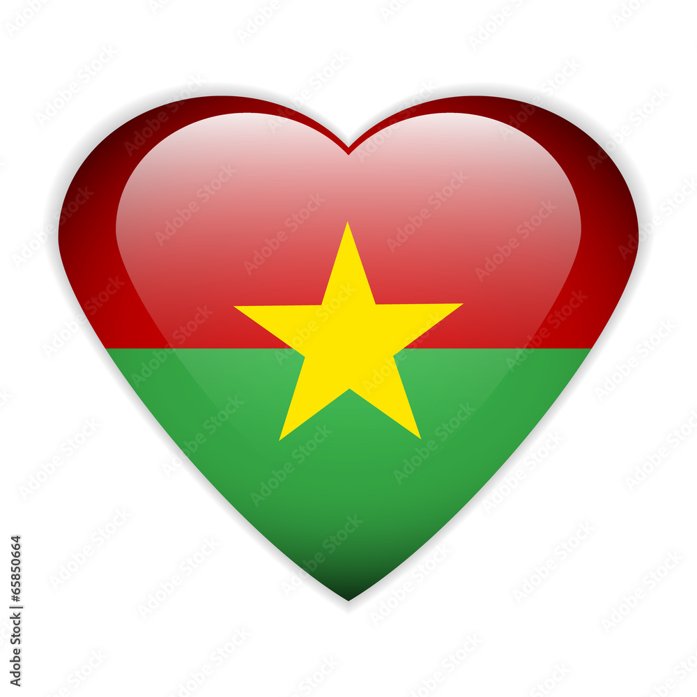 Burkina Faso flag button. Burkina Faso flag button.