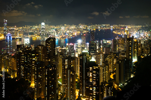 Hong Kong Island from Kowloon. © zkyclear