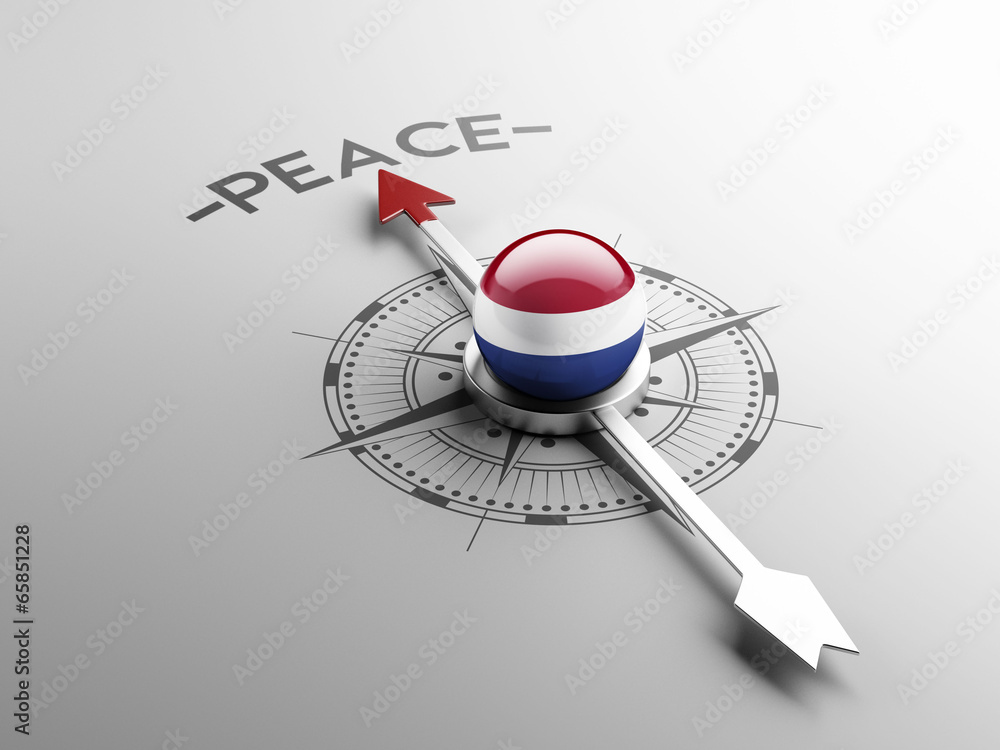 Fototapeta premium Netherlands Peace Concept.