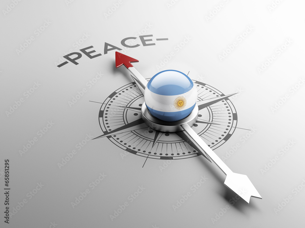 Fototapeta premium Argentina Peace Concept.