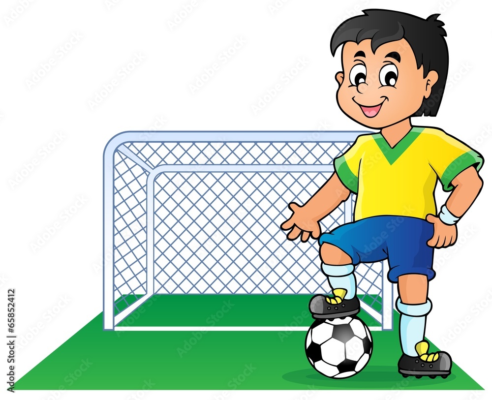 Fototapeta premium Soccer theme image 1