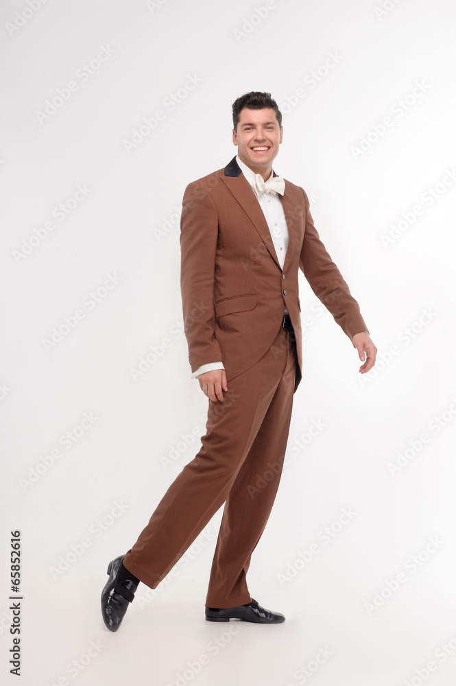 Man in brown suit Man in brown suit