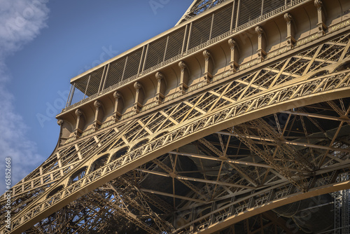 Architectural Detail of Eiffel Tower