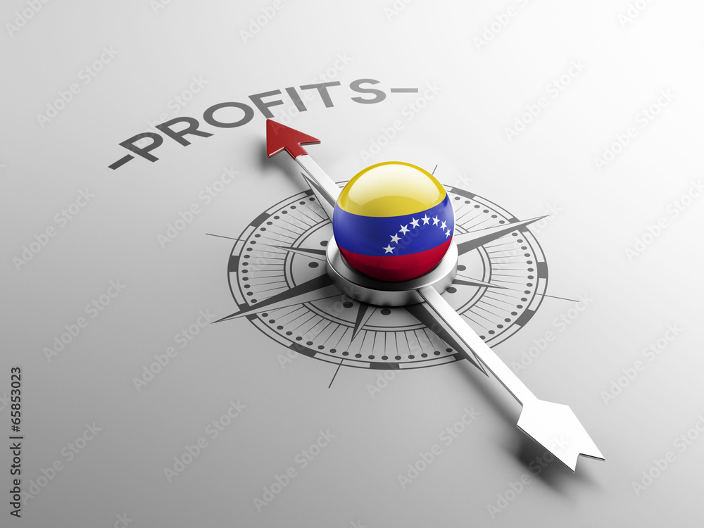 Fototapeta premium Venezuela Profit Concept.
