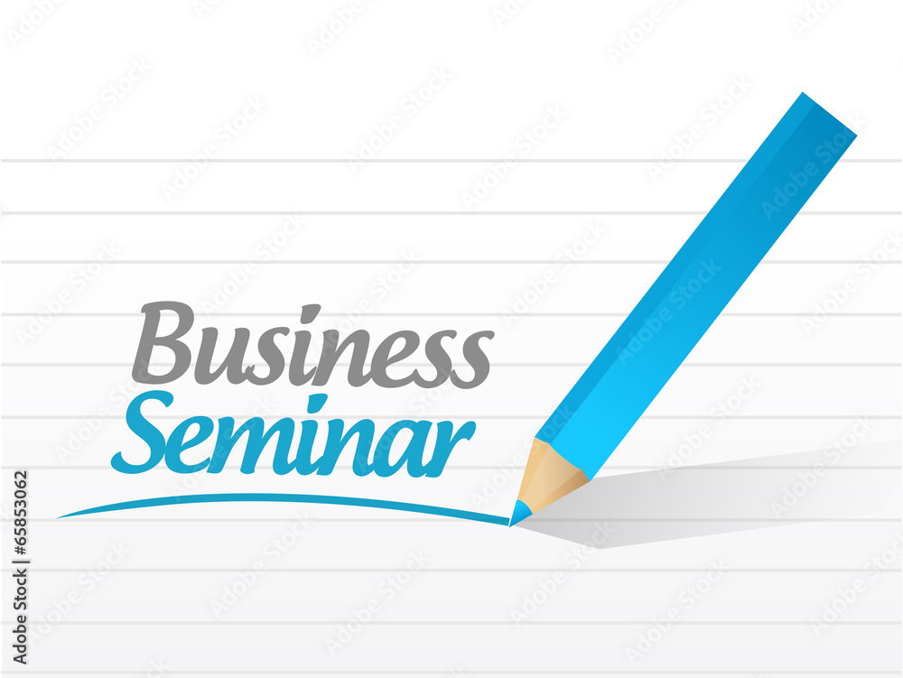 business seminar message illustration design business seminar message illustration design