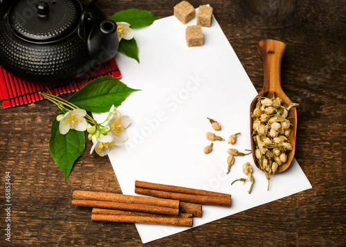 Fotografie Asian tea recipe