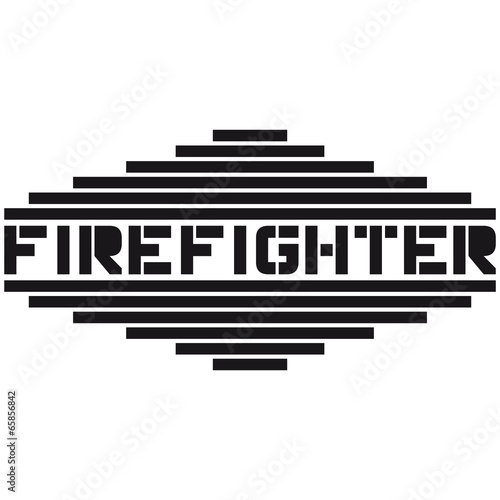 Feuerwehr Firefighter Logo photo