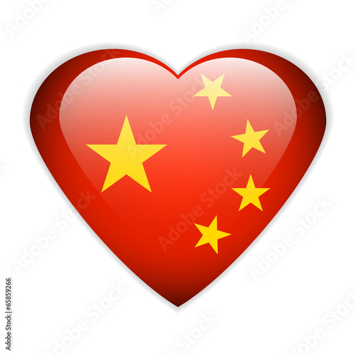 Free Download China flag button. - GFXLoad