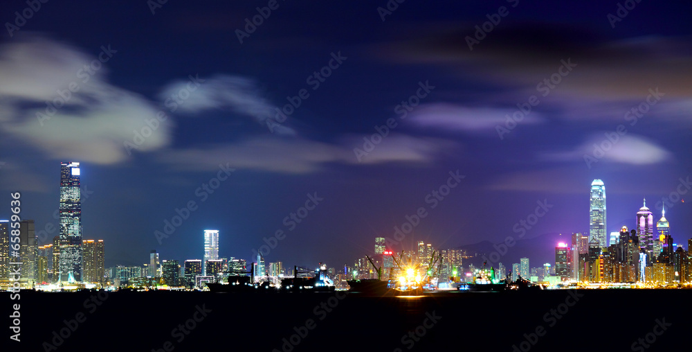 Fototapeta premium Hong Kong skyline