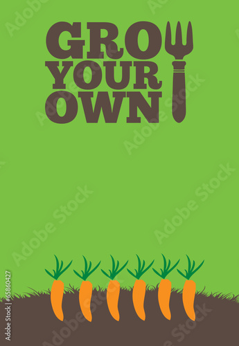 Grow Your Own poster_Carrots