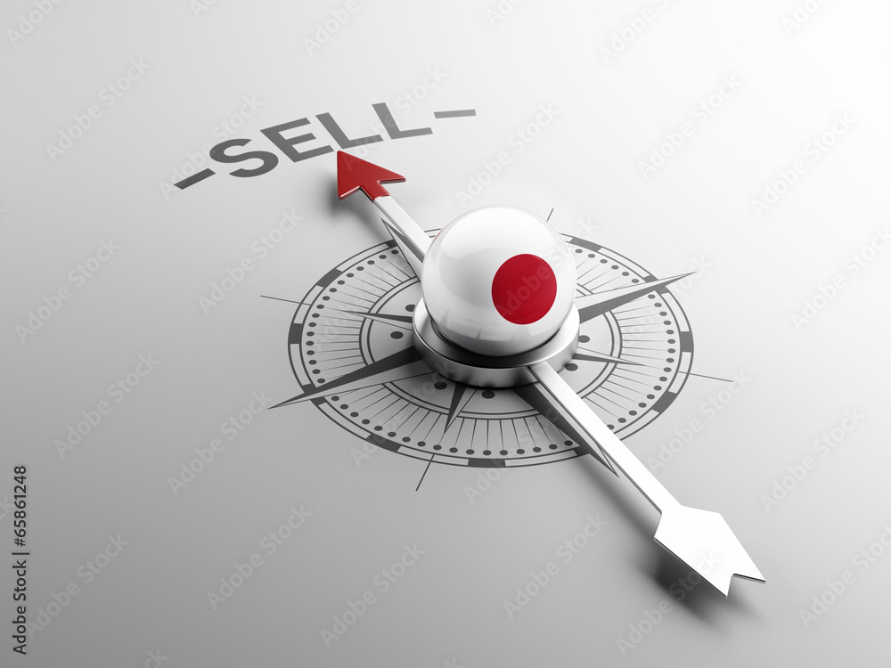 Japan Sell Concept