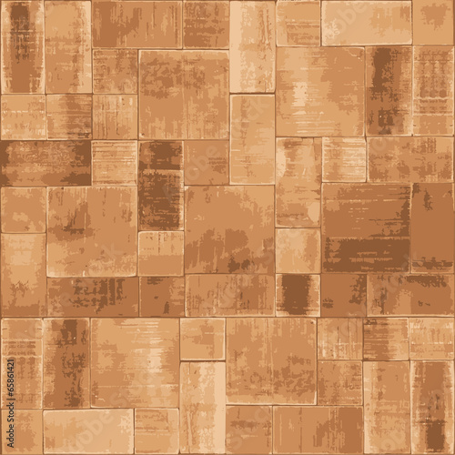 Wooden blocks stacked for seamless vector background