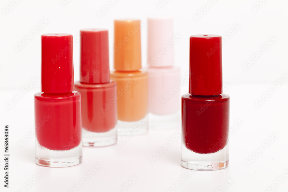 Isolated Nail Polish on white Isolated Nail Polish on white