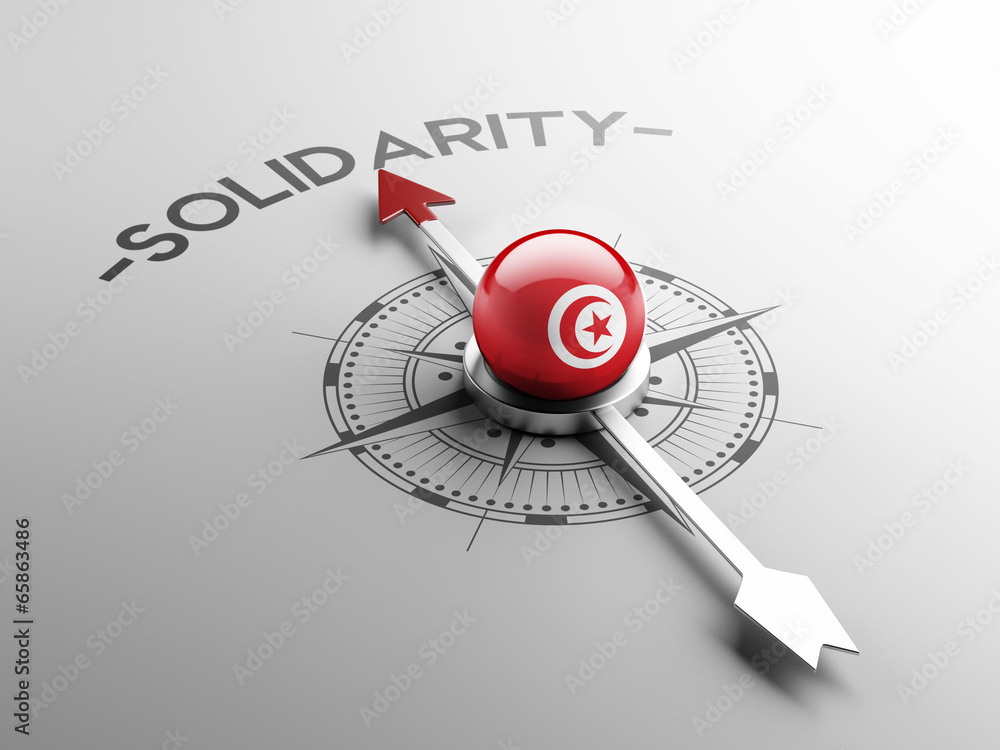 Tunisia Solidarity Concept