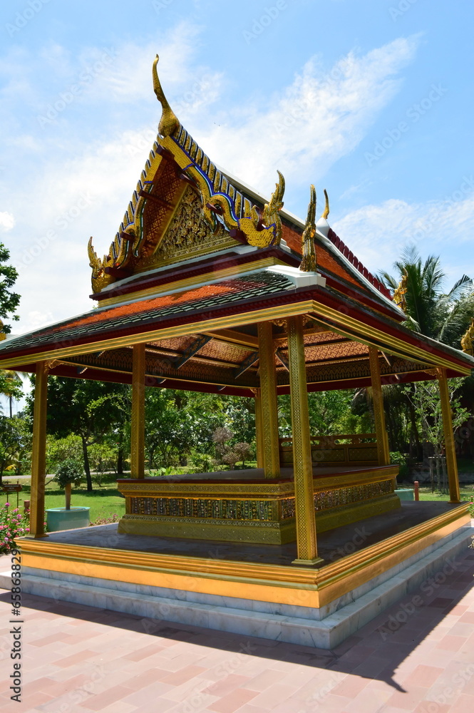 Naklejka premium Sanam Chan Pavilion, King Rama II memorial park