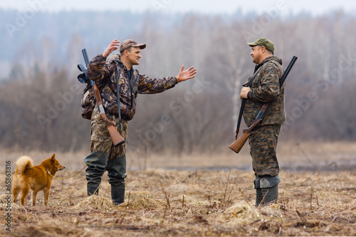 conversation between two hunters